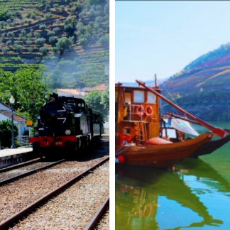 comboio historico e cruzeiro no Pinhão